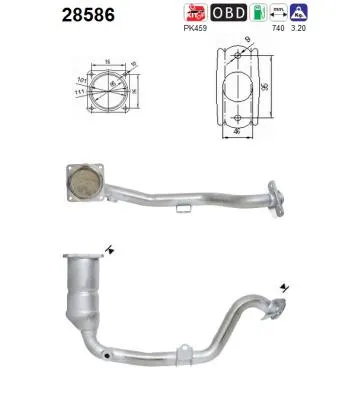 Catalizador Peugeot 307 · Peugeot 307 SW · Peugeot 307 Break