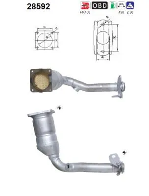 Catalizador Peugeot 206 Hatchback · Peugeot 206 SW