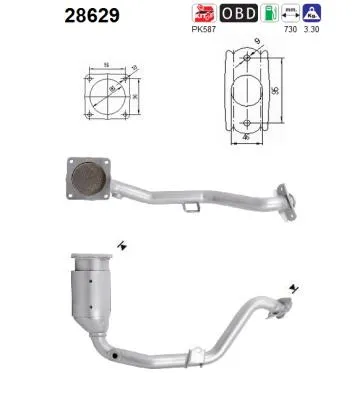 Catalizador Peugeot 307 · Peugeot 307 Saloon · Peugeot 307 SW