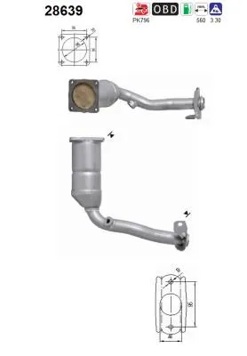 Catalizador Peugeot 206 CC · Peugeot 206 Hatchback · Peugeot 206 SW