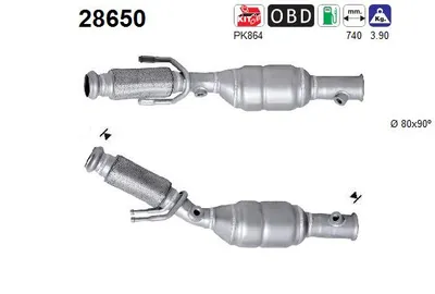 Catalizador Peugeot 307 CC · Citroën C4 Coupe · Peugeot 307