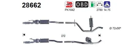 Catalizador Peugeot 407 Coupe · Peugeot 407 SW · Peugeot 407