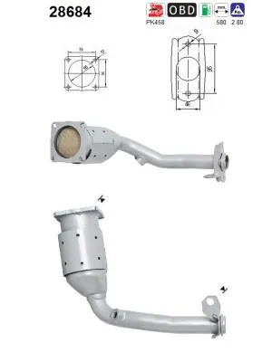 Catalizador Peugeot 206+