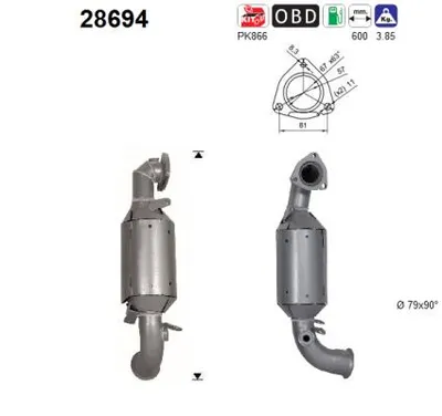 Catalizador Citroën C4 GRAND PICASSO II · Peugeot 508 I · Citroën C4 PICASSO II