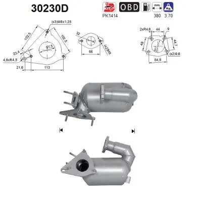 Catalizador Renault SCÉNIC II · Nissan QASHQAI I · Renault CLIO III