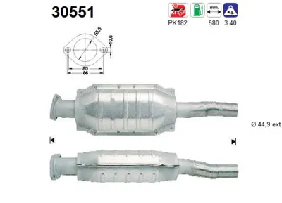 Catalizador Renault SUPER 5 · Renault RAPID Box Body/MPV