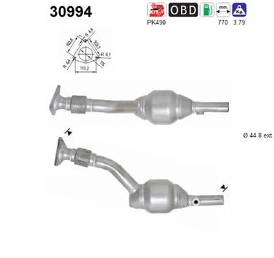 Catalizador Renault MODUS / GRAND MODUS