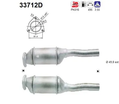 Catalizador Vw PASSAT B3/B4 · Vw GOLF III · Vw VENTO