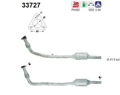 Catalizador Vw POLO III · Seat AROSA · Vw LUPO I