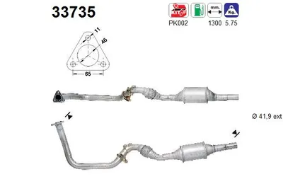 Catalizador Seat CORDOBA · Seat IBIZA II · Vw POLO III CLASSIC
