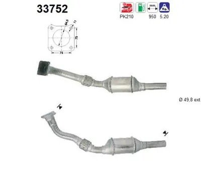 Catalizador Seat IBIZA II · Seat CORDOBA · Seat INCA