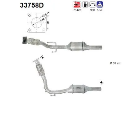 Catalizador Vw POLO III · Seat AROSA · Vw LUPO I