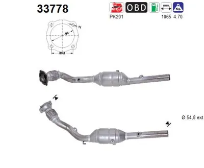 Catalizador Vw GOLF IV · Skoda OCTAVIA I Combi · Skoda OCTAVIA I