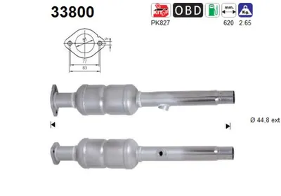 Catalizador Vw GOLF PLUS V · Skoda OCTAVIA II · Skoda OCTAVIA II Combi