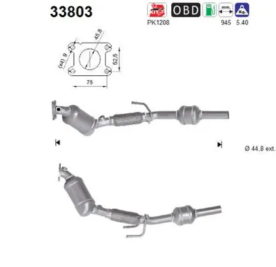 Catalizador Vw POLO VI · Seat IBIZA V