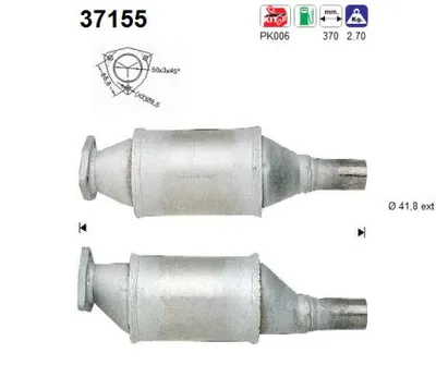 Catalizador Vw PASSAT B3/B4 · Vw GOLF III · Vw VENTO