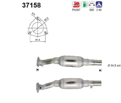 Catalizador Vw PASSAT B3/B4 · Vw GOLF III · Vw VENTO