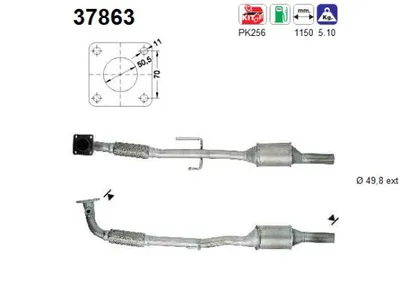 Catalizador Vw LUPO I · Vw POLO · Seat AROSA