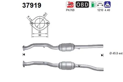 Catalizador Vw TOURAN · Audi A3 · Vw GOLF V