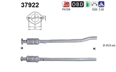 Catalizador Vw TOURAN · Audi A3 · Vw GOLF V