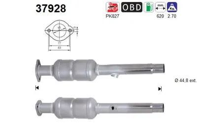 Catalizador Skoda OCTAVIA II Combi · Vw GOLF IV · Vw GOLF IV Variant