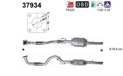 Catalizador Vw GOLF IV · Vw GOLF IV Variant · Vw BORA I