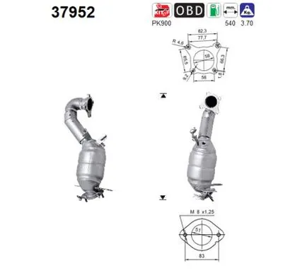 Catalizador Vw PASSAT B7 · Vw PASSAT B7 Variant · Vw GOLF VI Convertible