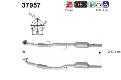 Catalizador Vw POLO V · Seat IBIZA IV SC · Seat IBIZA IV
