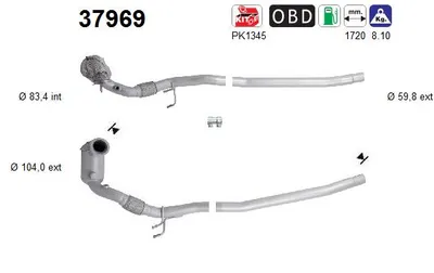 Catalizador Audi A3 Limousine · Audi A3 · Audi A3 Sportback