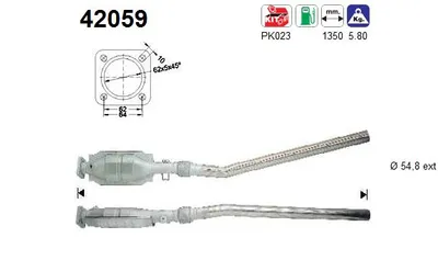Catalizador Audi 100 C4 Saloon · Audi 100 C4 Avant · Audi A6 C4