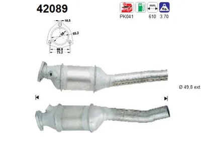 Catalizador Audi 80 B3 Saloon · Audi COUPE B3 · Audi 80 B4 Saloon