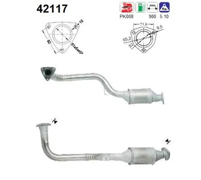 Catalizador Audi 100 C4 Saloon · Audi 100 C4 Avant