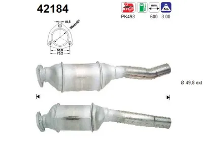 Catalizador Audi 80 B3 Saloon · Audi 80 B4 Saloon · Audi 80 B4 Avant