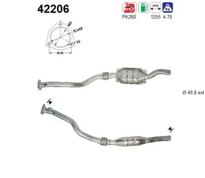 Catalizador Audi A6 C4 · Audi A6 C4 Avant · Vw PASSAT B5