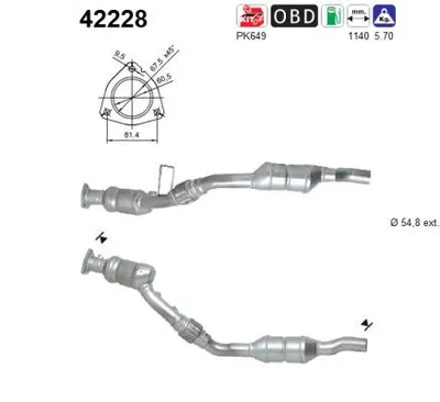 Catalizador Audi A4 B6 · Audi A4 B6 Avant · Audi A4 B6 Convertible