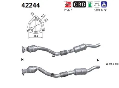 Catalizador Vw PASSAT B5 Variant · Audi A6 C5 · Audi A6 C5 Avant