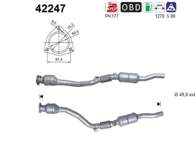Catalizador Audi A6 C5 · Audi A6 C5 Avant · Vw PASSAT B5.5