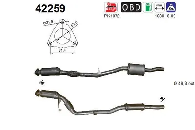 Catalizador Audi A6 C6 · Audi A6 C6 Avant