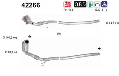 Catalizador Audi A3 Limousine · Audi A3 · Audi A3 Sportback