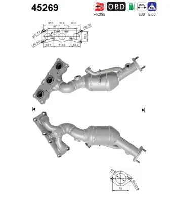 Catalizador Bmw 5 · Bmw 5 Touring · Bmw 6