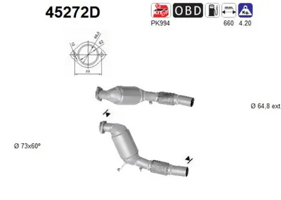 Catalizador Bmw 5 · Bmw 5 Touring