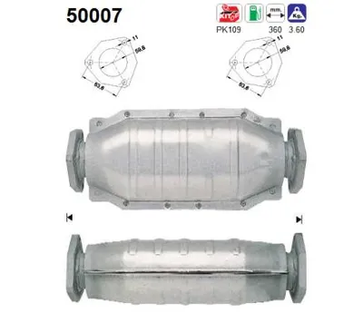 Catalizador Daewoo NUBIRA · Daewoo NUBIRA Saloon · Daewoo NUBIRA Wagon