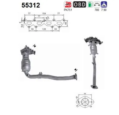 Catalizador Fiat STILO · Fiat STILO Multi Wagon