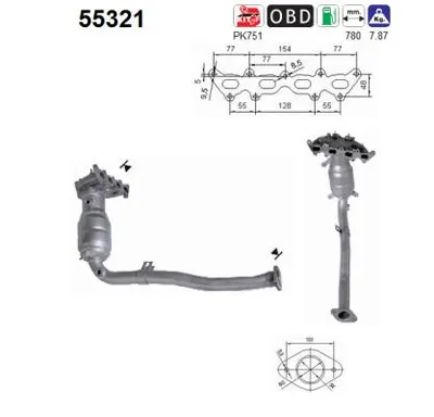Catalizador Fiat BRAVO II