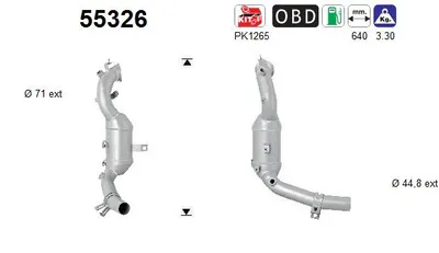 Catalizador Fiat 500 C · Fiat 500 · Lancia YPSILON