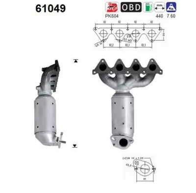 Catalizador Hyundai MATRIX · Hyundai ACCENT III · Hyundai ACCENT III Saloon