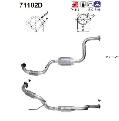 Catalizador Mercedes-Benz VITO Bus · Mercedes-Benz V-CLASS · Mercedes-Benz VITO Van