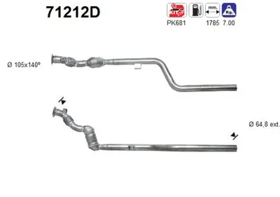 Catalizador Mercedes-Benz E-CLASS · Mercedes-Benz E-CLASS T-Model