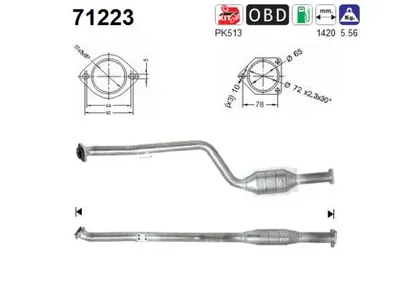 Catalizador Mercedes-Benz CLK · Mercedes-Benz C-CLASS · Mercedes-Benz C-CLASS T-Model
