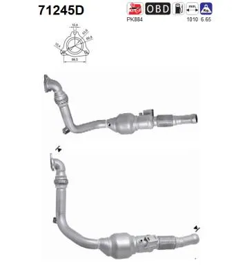 Catalizador Mercedes-Benz VIANO · Mercedes-Benz VITO / MIXTO Van · Mercedes-Benz VITO Bus